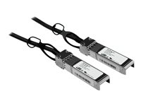 StarTech.com Cisco SFP-H10GB-CU2M-kompatibel passiv SFP+ 10-Gigabit ethernet-twinaxkabel för direktanslutning (10 GbE) - 2 m - Direktkopplingskabel - SFP+ till SFP+ - 2 m - dubbelaxlad - för P/N: ET10GSFP, PEX10000SFPI, PEX10GSFP4I, PEX20000SFPI SFPCMM2M