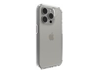Zagg Crystal Palace - Baksidesskydd för mobiltelefon - klar - för Apple iPhone 15 Pro 702312614