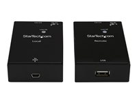 StarTech.com USB 2.0-förlängare över Cat5e/Cat6-kabel (RJ45) - Upp till 50 m - USB-portförlängare adapterkit med hög hastighet - Strömförsörjd - USB över Ethernet-kabelförlängare - 480 Mbps - Metall - USB-förlängningskabel - USB 2.0 - över CAT 5e/6 - upp till 50 m - för P/N: SVA5N3NEUA USB2001EXTV