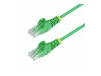 StarTech.com 7m Green Slim CAT6 Ethernet Cable, Snagless, 28AWG, LSZH - Patch-kabel - RJ-45 (hane) till RJ-45 (hane) - 7 m - 3.6 mm - UTP - CAT 5/5e/6 - IEEE 802.3bt - halogenfri, hakfri - grön N6PAT7MGNS