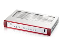 Zyxel USG Flex H Series 50HP - Firewall - med 1 års Inträdesförsvarspaket - 5 portar - 1GbE - molnhanterad - för Zyxel SFP-1000T, SFP10G-LR, SFP10G-SR, SFP-LX-10-D, SFP-SX-D USGFLEX50HP-EU0101F