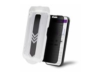 StarTech.com - Skärmskydd för mobiltelefon - 4-vägs, sekretessfilter, för stående/liggande, pekskärmskompatibel, +/-30° vy - glas - med sekretessfilter - 4-vägs - lim - svart - för Apple iPhone 15 Plus I15T1-PRIVACY-SCREEN