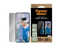 PanzerGlass Privacy - Skärmskydd för mobiltelefon - ultrabred passning - glas - med sekretessfilter - 2-vägs - för Samsung Galaxy S25+ PGRPUWFG37942