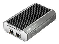 QNAP QNA-UC10G2T - nätverksadapter - USB4 / Thunderbolt 4 - 10Gb Ethernet x 2 QNA-UC10G2T