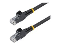 StarTech.com Cat5e Ethernet patchkabel med hakfria RJ45-kontakter - 10 m, Svart - Patch-kabel - RJ-45 (hane) till RJ-45 (hane) - 10 m - UTP - CAT 5e - hakfri - svart 45PAT10MBK
