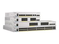 Cisco Catalyst 1000-8T-2G-L - Switch - Administrerad - 8 x 10/100/1000 + 2 x kombinations-Gigabit SFP (upplänk) - rackmonterbar - återanvänd C1000-8T-2G-L-RF