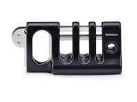 StarTech.com Peripheral Cable Anchor Lock, Keyboard/Mouse Cable Trap - Säkerhetskabelankare - bordsmonterbar - svart - TAA-kompatibel CABLE-ORGANIZER-LOCK