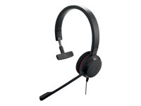 Jabra Evolve 20 UC mono - Headset - på örat - kabelansluten - USB-C, USB-A - ljudisolerande - Alcatel-Lucent-certifierad, Avaya-certifierad, Certifierad för Microsoft-teams, Cisco Certified, Unify-certifierad 4993-829-269