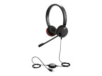 Jabra Evolve 30 II MS stereo - Headset - på örat - kabelansluten - USB-C, USB-A - ljudisolerande - Certifierad för Microsoft-teams 5399-823-369