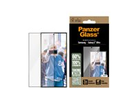 PanzerGlass - Skärmskydd för mobiltelefon - ultrabred passning - glas - ramfärg svart PGRNUWFG38488