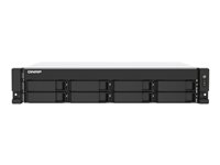 QNAP TS-873AeU-RP - NAS-server - 8 fack - kan monteras i rack - SATA 6Gb/s - RAID 0, 1, 5, 6, 10, JBOD, 50, 60 - RAM 4 GB - 2.5 Gigabit Ethernet - iSCSI support - 2U TS-873AEU-RP-4G