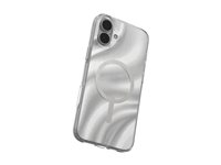 ZAGG Milan Snap - Baksidesskydd för mobiltelefon - MagSafe-kompatibilitet - grafen - virvlande glitter - för Apple iPhone 16 Pro 702315120