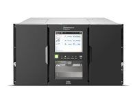 HPE StoreEver MSL6480 Scalable Base Module - Bandbibliotek - platser: 80 - inga bandenheter - högsta antal enheter: 6 - kan monteras i rack - 6U QU625A