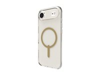 ZAGG Milan Snap - Baksidesskydd för mobiltelefon - MagSafe-kompatibilitet - grafen - glitterguld - för Apple iPhone Air 702318989