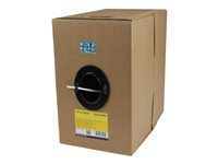 StarTech.com 1000 ft Bulk Roll of White CMR Cat5e Solid UTP Riser Cable - Cat 5e Riser Cable - Cat.5e CMR Ethernet Cable - 24 AWG - White (WIR5ECMRWH) - Bulkkabel - 304.9 m - UTP - CAT 5e - stigare, fast - vit WIR5ECMRWH