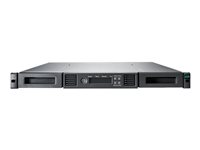HPE Storage MSL 1/8 - Bandrobot - 144 TB / 360 TB - platser: 8 - LTO Ultrium (18 TB / 45 TB) - Ultrium 9 - högsta antal enheter: 1 - Fibre Channel - kan monteras i rack - 1U - streckkodsläsare P84145-B25