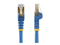 StarTech.com 1,5 m CAT6a-patchkabel - Skyddad (STP) - 100% kopparledning - Hakfria kontakter - Blå - Patch-kabel - RJ-45 (hane) till RJ-45 (hane) - 1.5 m - STP - CAT 6a - hakfri, formpressad - blå 6ASPAT150CMBL