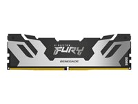 Kingston FURY Renegade - DDR5 - modul - 16 GB - DIMM 288-pin - 8000 MT/s / PC5-64000 - CL38 - 1.45 V - ej buffrad - on-die ECC - silver/svart KF580C38RS-16