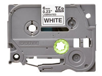 Brother TZe-211 - Standardlim - svart på vitt - Rulle (0,6 cm x 8 m) 1 kassett(er) bandlaminat - för Brother PT-D210, D600, H110; P-Touch PT-1005, 1880, E310, E800; P-Touch Cube Plus PT-P710 TZE211