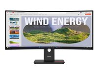 Lenovo ThinkVision T34WD-40 - LED-skärm - böjd - 34" - HDR 64AEGAT1SE