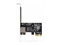 StarTech.com 1-Port Gigabit PCIe Network Adapter Card, TAA Compliant - Nätverksadapter - PCIe låg profil - Gigabit Ethernet x 1 - svart - TAA-kompatibel ST1000SPEX2T