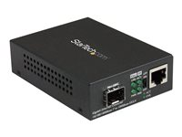 StarTech.com Gigabit Ethernet-fibermediaomvandlare med öppen SFP-port - Fibermediekonverterare - 1GbE - 10Base-T, 1000Base-LX, 1000Base-SX, 100Base-TX, 1000Base-T - RJ-45 / SFP (mini-GBIC) - för P/N: GLCLHSMDSTTA, GLCSXMMDST, GLCSXMMDSTT, GLCTEST, MASFP1GBTXST, SFP1GELXST MCM1110SFP