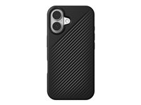 ZAGG Luxe Snap - Baksidesskydd för mobiltelefon - MagSafe-kompatibilitet - svart - för Apple iPhone 16 702315006