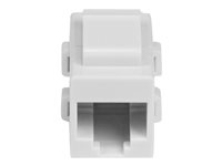 StarTech.com Vit Cat 6 RJ45-nätverkskopplare med Keystone-kontakt – F/F - Kopplingsdon för nätverk - RJ-45 (hona) till RJ-45 (hona) - CAT 6 - vit C6KEYCOUPLWH