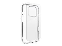Zagg InvisibleShield Glass Elite 360 - Baksidesskydd för mobiltelefon - klar - med skärmskydd av härdat glas - för Apple iPhone 16 Pro 200515376