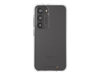 Gear4 Crystal Palace - Baksidesskydd för mobiltelefon - polykarbonat, termoplastisk polyuretan (TPU), RepelFlex-beläggning, D3O Crystalex - klar - för Samsung Galaxy S23 702010919
