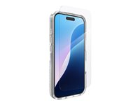 Zagg Luxe + Glass 360 - Baksidesskydd för mobiltelefon - MagSafe-kompatibilitet - grafen - klar - med skärmskyddare - för Apple iPhone 16 700515362
