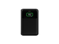 Belkin BoostCharge Pro - Strömförsörjningsbank - 20000 mAh - 65 Watt - Fast Charge, PD - 3 utdatakontakter (24 pin USB-C, USB) BPB020BTBK