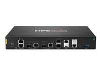 HPE Aruba Networking 9106 (RW) - Gateway - hybrid - 6 portar - 10GbE - 1U - molnhanterad - skrivbord S5H01A