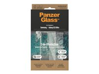 PanzerGlass - 3-i-1-skyddspaket - skyddskit skärm/objektiv/baksida för mobiltelefon - för Samsung Galaxy S23 Ultra B0435+7317