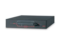 APC Service Bypass Panel - Förbikopplare (kan monteras i rack) - AC 230 V - utgångskontakter: 4 - 2U - 19" - svart - för Symmetra 4KVA, 6kVA SBP6KRMI2U