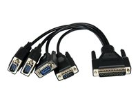 StarTech.com PCI express PCIe seriellt kombokort med 4 portar – 2x RS232 2x RS422/RS485 - Seriell adapter - PCIe - RS-232, RS-422, RS-485 - 4 portar - för P/N: BNDTB10GI, BNDTB210GSFP, BNDTB310GNDP, BNDTB410GSFP, BNDTB4M2E1, BNDTBUSB3142 PEX4S232485