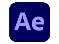 Adobe After Effects CC for Enterprise - Ny prenumeration - 1 användare - REG - Value Incentive Plan - Nivå 4 (100+) - Win, Mac - EU English 65276531BC04B12