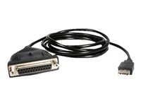 StarTech.com 6 ft / 2m USB to DB25 Parallel Printer Adapter Cable - 2 Meter USB to IEEE-1284 Printer Cable - USB A to DB25 M/F (ICUSB1284D25) - Parallell adapter - USB 2.0 - IEEE 1284 ICUSB1284D25