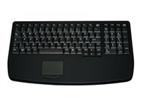 Active Key IndustrialKey AK-7410 - Tangentbord - USB - USA, internationellt - svart AK-7410-GU-B/US