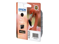 Epson T0871 - 11.4 ml - foto-svart - original - blister - bläckpatron - för Stylus Photo R1900 C13T08714010