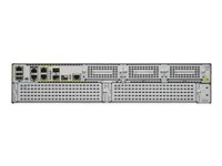 Cisco Integrated Services Router 4351 - Router 1GbE - WAN-portar: 3 - rackmonterbar - rekonditionerad ISR4351/K9-RF