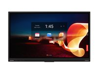 Lenovo ThinkVision T75 - 75" Diagonal klass LED-bakgrundsbelyst LCD-skärm - interaktiv - med pekskärm (multi touch) / array med 8 mikrofoner / 4K-kamera - Smart TV - Android - 4K UHD (2160p) 3840 x 2160 - HDR - Direct LED 62F4WA1CEK