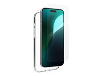 iFrogz Defence - Baksidesskydd för mobiltelefon - klar - med skärmskydd av härdat glas - för Apple iPhone 16 Plus 300515347