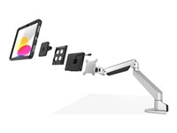 Compulocks Universal Tablet Magnetic Articulating Arm Mount Plus Hub - Monteringssats (ställ) - justerbar arm - för surfplatta - universell, magnetisk - svart - disk-monteringsbar 660REACHVHBMM01H01