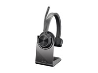 Poly Voyager 4310 - Voyager 4300 UC series - headset - på örat - Bluetooth - trådlös, kabelansluten - USB-A - svart - Zoomcertifierad 77Y92AA