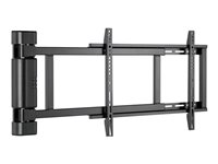Multibrackets M Motorized Swing Mount X-Large (RF) - Monteringssats (svängbar arm) - för LCD-TV - metall - svart - skärmstorlek: 43"-75" - väggmonterbar 7350105212642