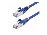 StarTech.com 3m Blue CAT8 Ethernet Cable, Snagless, S/FTP, 25G/40G - Patch-kabel - RJ-45 (hane) till RJ-45 (hane) - 3 m - 5.6 mm - S/FTP - 50 mikron - CAT 5/5e/6/6a/8 - IEEE 802.3bt/IEEE 802.3ba - halogenfri, passiv, hakfri - blå NLBL-3M-CAT8-PATCH