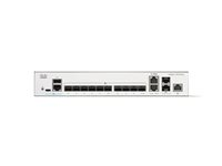 Cisco Catalyst 1300-12XS - Switch - L3 - smart - 10 x 10 Gigabit SFP+ + 2 x combo 10 Gigabit SFP+/RJ-45 - rackmonterbar C1300-12XS