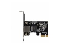 StarTech.com 1-Port Gigabit PCIe Network Adapter Card, TAA Compliant - Nätverksadapter - PCIe låg profil - Gigabit Ethernet x 1 - svart - TAA-kompatibel ST1000SPEX2LT