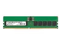 Micron - DDR5 - modul - 32 GB - DIMM 288-pin - 6400 MHz / PC5-51200 - CL52 - 1.1 V - registrerad - ECC - grön MTC20F2085S1RC64BR